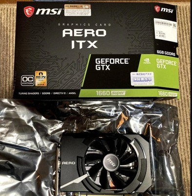 GTX 1660 SUPER AERO ITX OC 6GB GDDR6 Graphics Card DisplayPort HDMI DVI