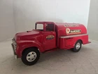 Vintage Tonka Hancock Gasoline Tanker Truck – Pressed Steel Toy – Red