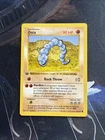 1st Edition Shadowless Onix 56/102 Base Set Pokemon Card LP
