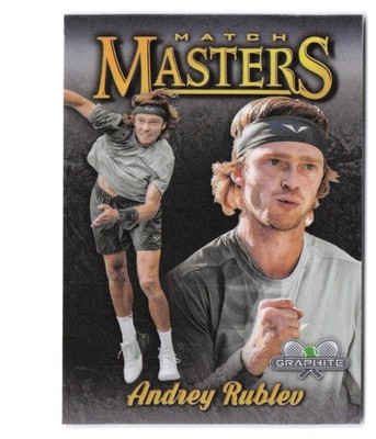 2024 Topps Graphite - Andrey Rublev #MM-AR Match Masters