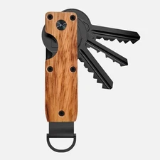 Wood Key Organizer Compact Key Holder Key Chain Minimalist Key Case Key Holder