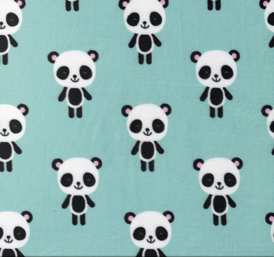 Exclusive Robert Kaufman Digital Minky Cuddle Bamboozle Aqua, Sold by The Yard