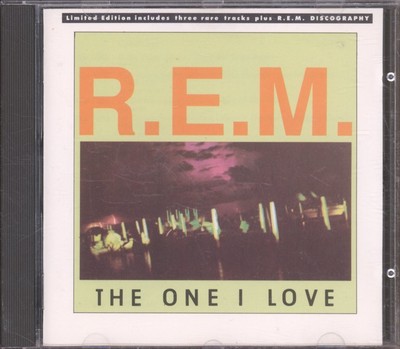 R.E.M. One I Love CD UK I.R.S. 1991 Single DIRMX178