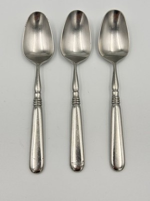 Set of 3 Yamazaki OLD DENMARK Satin Stainless TEASPOONS Japan