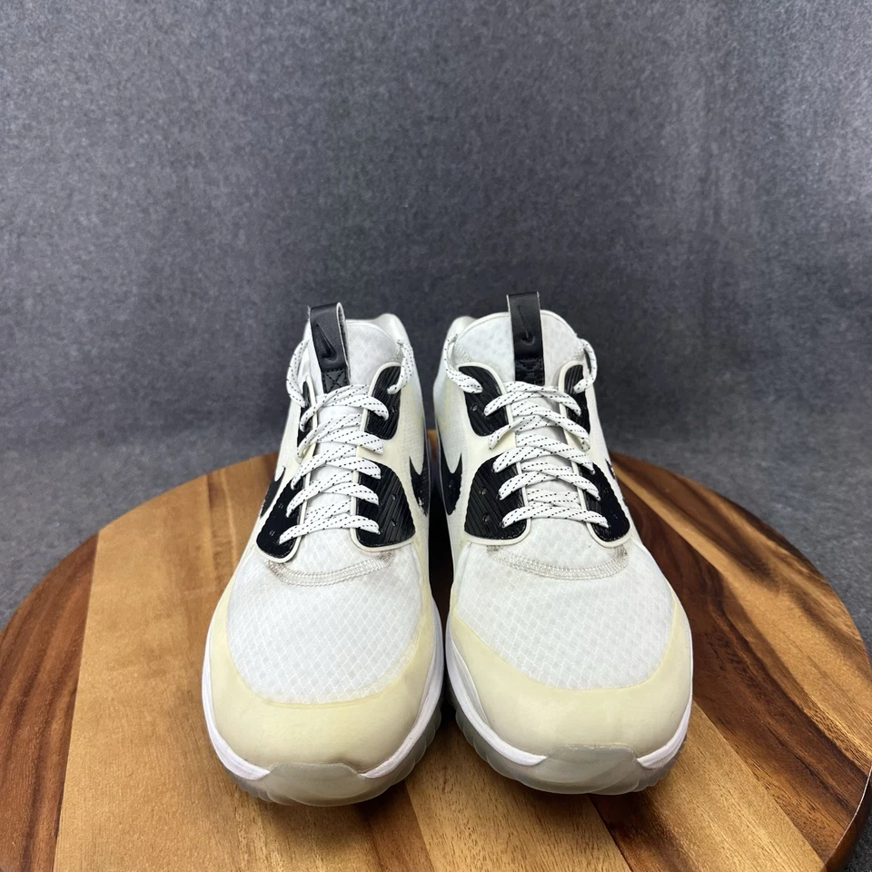 Men’s Nike Air Zoom 90 IT Golf Shoes Size 12 Black/White 844569-100 - Image 3 of 4