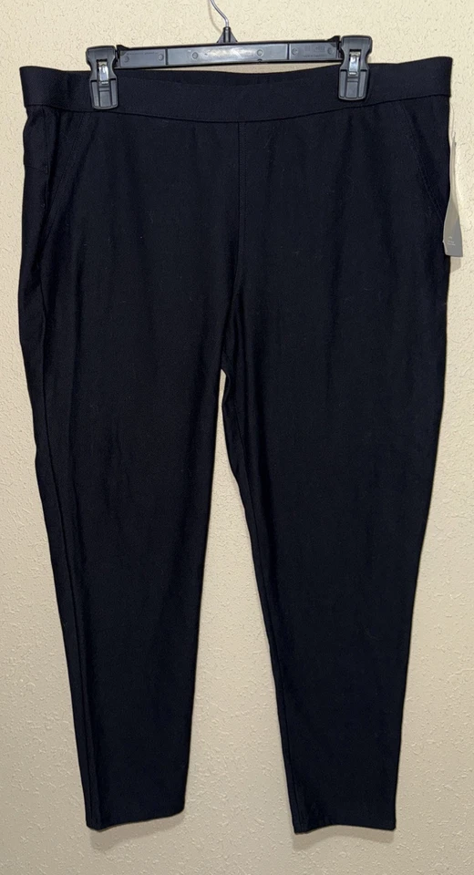 Nordstrom черный леггинсы эластичные брюки размер большой новый с Ярлыками - Изображение 2 из 3