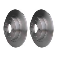 2 Bremsscheiben Voll Ø 64,2 Mm 9 Mm Hella Passend FüR U.A. Honda Accord