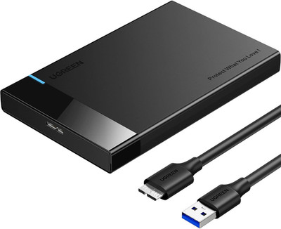 UGREEN 2.5'' Hard Drive Enclosure USB 3.0 to SATA III Adapter Supports 2.5 Inch S