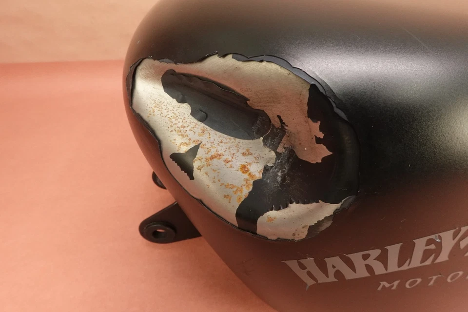 Harley Sportster XL883 XL 883 1996-2003 tanque de gasolina combustible (abollado) Foto 2 de 4