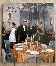 LENOX CHINA 1963 Vintage Catalog Brochure Price List Fold Out
