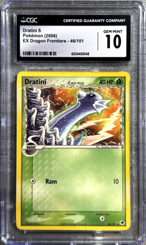 Dratini δ graded CGC 10 for sale on eBay