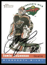 2000-01 Topps Heritage Jamie McLennan Auto Minnesota Wild #104