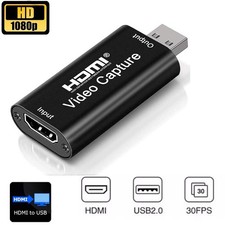 1080P HD Video Capture Card with USB 2.0 - Cam Link Adapter for Gaming,Streaming