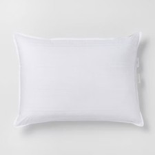 King Medium Firm Down Bed Pillow White - Casaluna