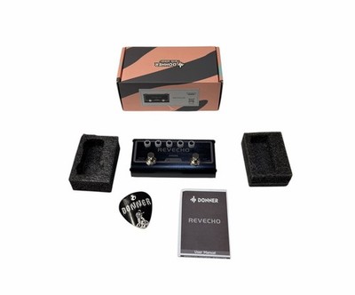Donner Reverb Delay Pedal 2 in 1 Effects for Electric Guitar Pedalboards NEW