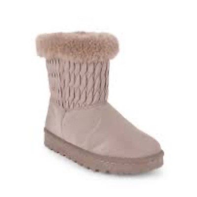 SIZE 8 Danskin  NEW IN BOX Women s Fritter Slip-On Winter Boots Taupe Comfy Warm