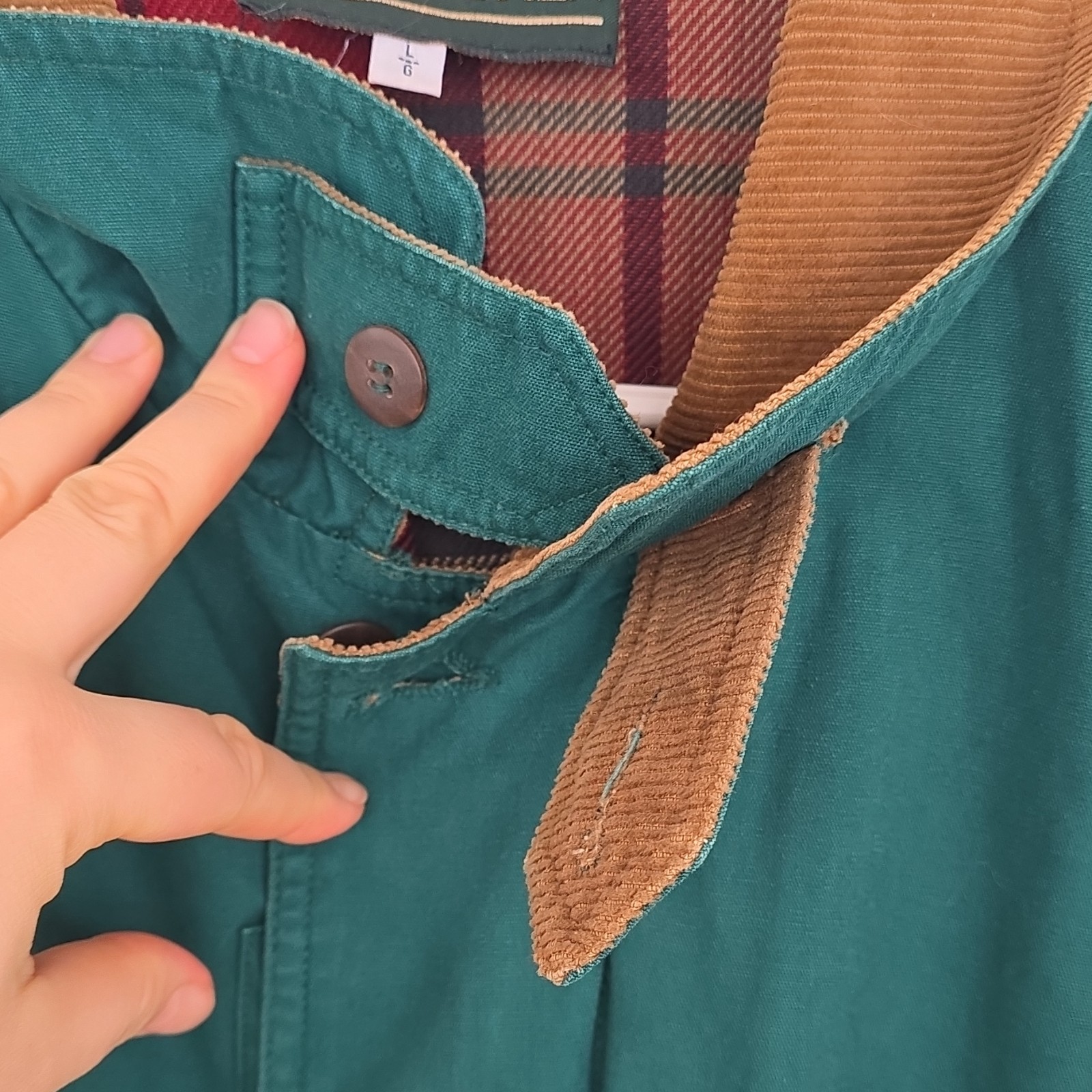 J.McLaughlin  Green Field Jacket Toggle Corduroy … - image 10