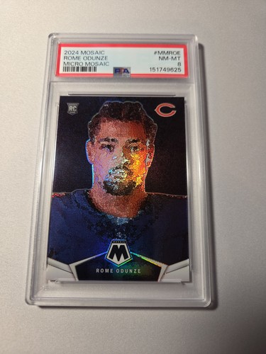 Rome Odunze #MM-ROE 2024 Panini Mosaic Micro card