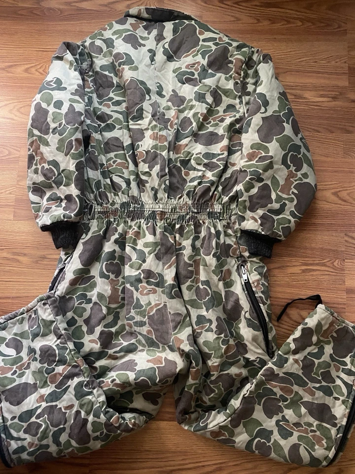 Walls Vtg Outdoor Blizzard Pruf Realtree Camo Insulated Coveralls Read Descriptn - Image 2 of 4