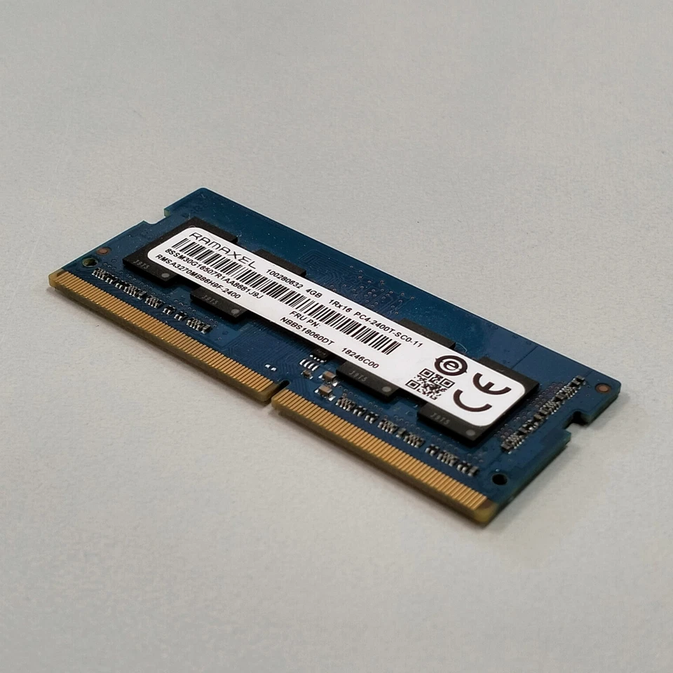 Ramaxel 4GB DDR4 RAM PC4-19200 CL17 2400MHz non-ECC SODIMM RMSA3270MB86H9F-2400 - Image 3 of 4