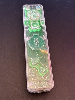 Wii Remote After Glow Clear Controller  - Working No Back Cover