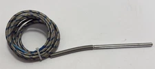 K Type Thermocouple Temperature Sensor Probe Stainless Steel Braided Wire