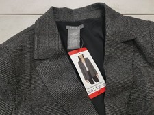 Matty M Women's The Classic Blazer SIZE M COLOR CHARCOAL