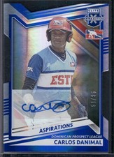 2022 Elite Extra Carlos Danimal Blue DPL Auto /95