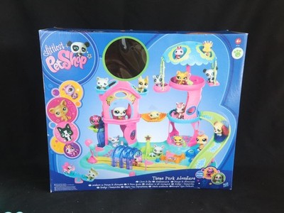 LPS-Themenpark-Abenteuerset mit Rutsche, inklusive Box. Littlest Pet Shop Hasbro