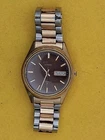 Vintage Seiko Automatic Gold Day/Date Dial Men's Watch