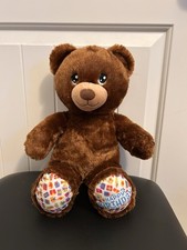 Build A Bear Happy Birthday Brown Teddy Bear Plush 15 BABW Stuffed Animal
