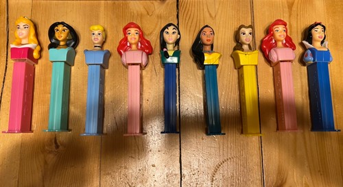Disney Princess Pez Dispenser Lot of 9