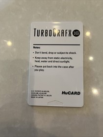 Turrican (TurboGrafx-16, 1991), TG16 Case, Manual, Sleeve & Hu Card Tested!