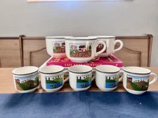 Villeroy & Boch Design Naif Collection Set of Cappuccino & Espresso Shot Cups