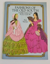 Tom Tierney Paper Dolls Fashions of the Old South NEW Uncut Dover Paperback