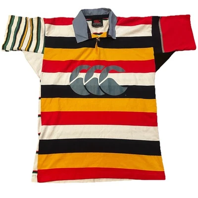 Canterbury of New Zealand Rugby Short Sleeve Polo Colorblock Size M Vintage 90s - Image 1 of 4