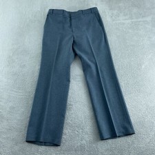 Levis Action Slacks Flat-Front Blue/Gray Trousers Mens Classic Fit Durable 3563