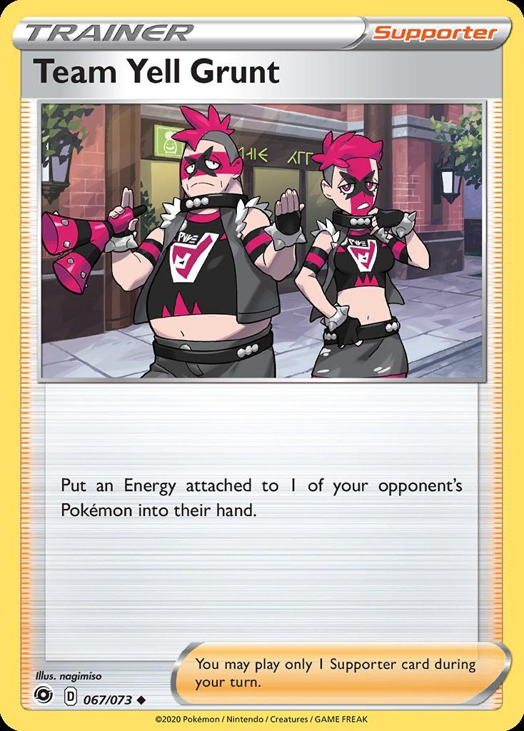 Pokemon Team Yell Grunt (67/82) Champion's Path LP