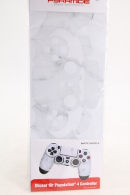 Software Pyramide Skin für PS4 Controller White Marble Cover PS4