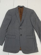 Jos. A. Bank Men's Suit Jacket Size 38L Gray Slim Fit 2 Button
