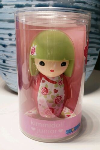 NUEVA EN CAJA 🙂 33⁄4"" Alta Coleccionable KIMMIDOLL JUNIOR JEMMA Resina Kokeshi MUÑECA - Imagen 2 de 8