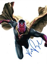 PAUL BETTANY SIGNED 8X10 PHOTO AUTOGRAPH AVENGERS VISION CIVIL WAR COA B