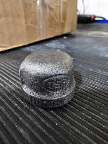 3/4" Pipe End Caps Galvanized 50 COUNT - Picture 2 of 3