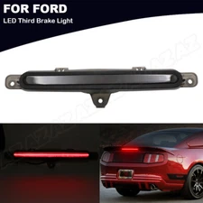  For 2010 2011 2012 13 14 Ford Mustang Smoke Red Full LED 3RD Third Brake Light 