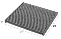 Valeo Pollenfilter 1X FüR Opel Corsa D Fiat Doblo Abarth Punto Evo Grande