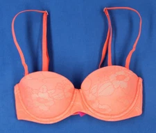 Victoria Secret PINK Underwire Padded Push Up Multi-way Bra Size 32C #D5056