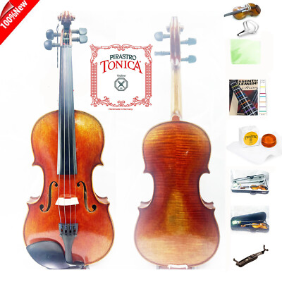 ^ Capriana Gagliano Violin Outfit 4/4-1/2 VN402S-R Education +Pack Tonica String