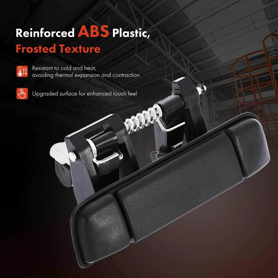 Manija de cierre de puerta levadiza negra texturizada para Nissan Pathfinder 99-04 Foto 3 de 4