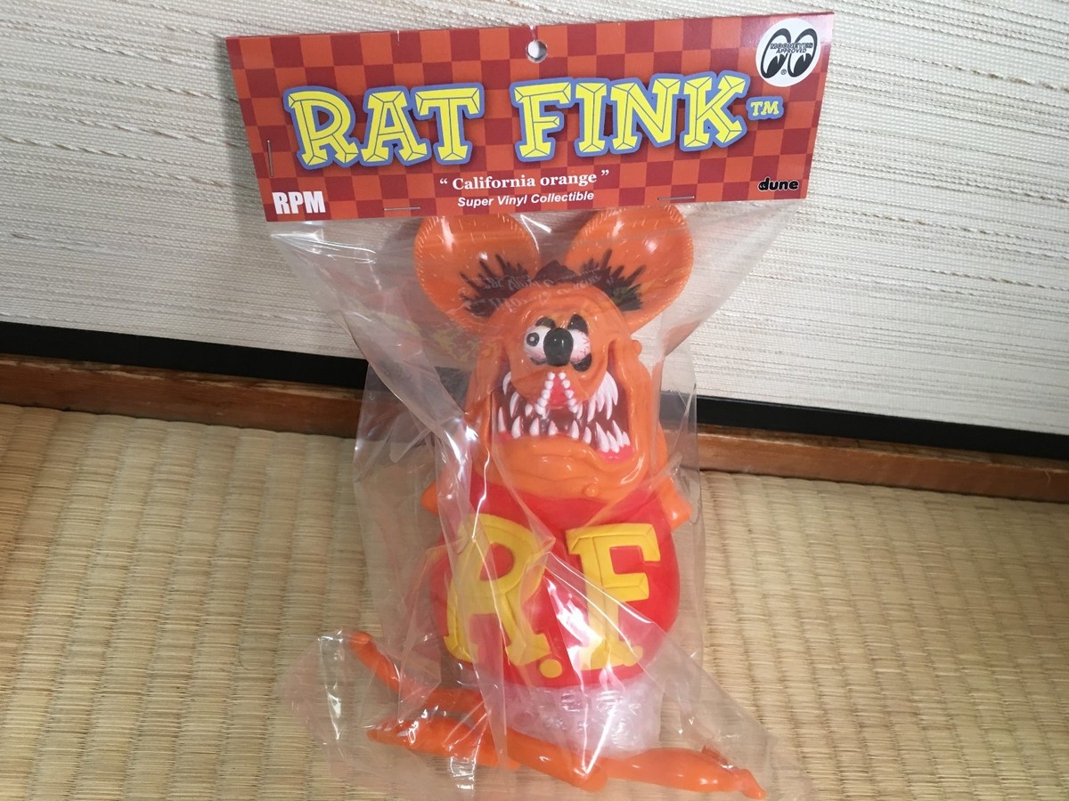 ラットフィンク Rat Fink Soft Vinyl Figure RPM RPM limited color Califor