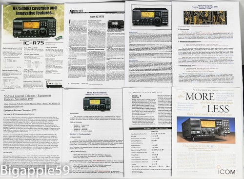 Icom IC-R75 Shortwave Radio w/ UT-106 Optional Module **QUALITY DX RECEIVER** - Picture 12 of 12